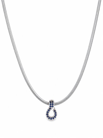 Collier Zancan Homme in Or Zaffiro 0.18 Ct ECO20B - ECO20B